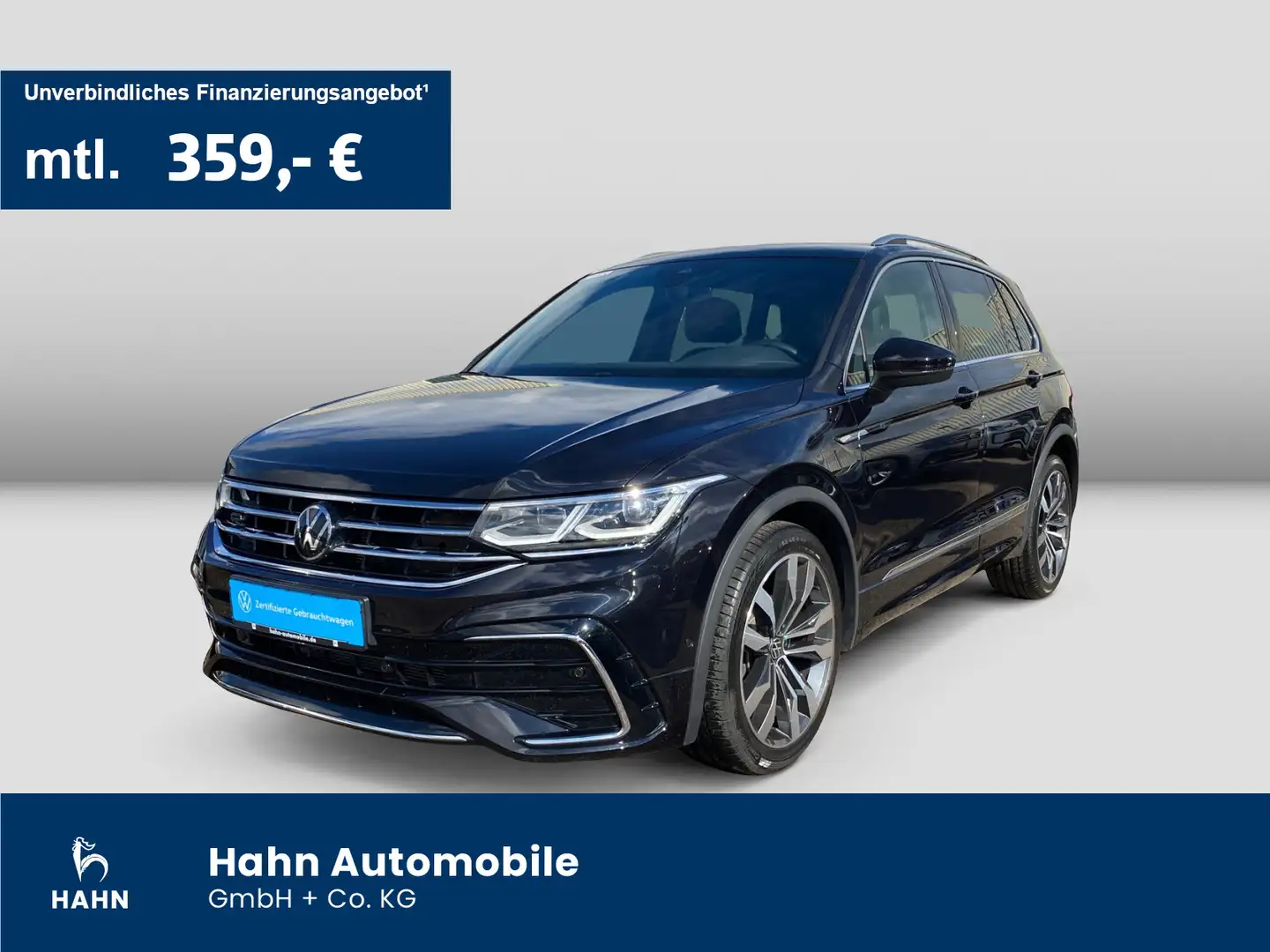 Volkswagen Tiguan 1.5 TSI DSG R-Line Navi Pano ACC Schwarz - 1