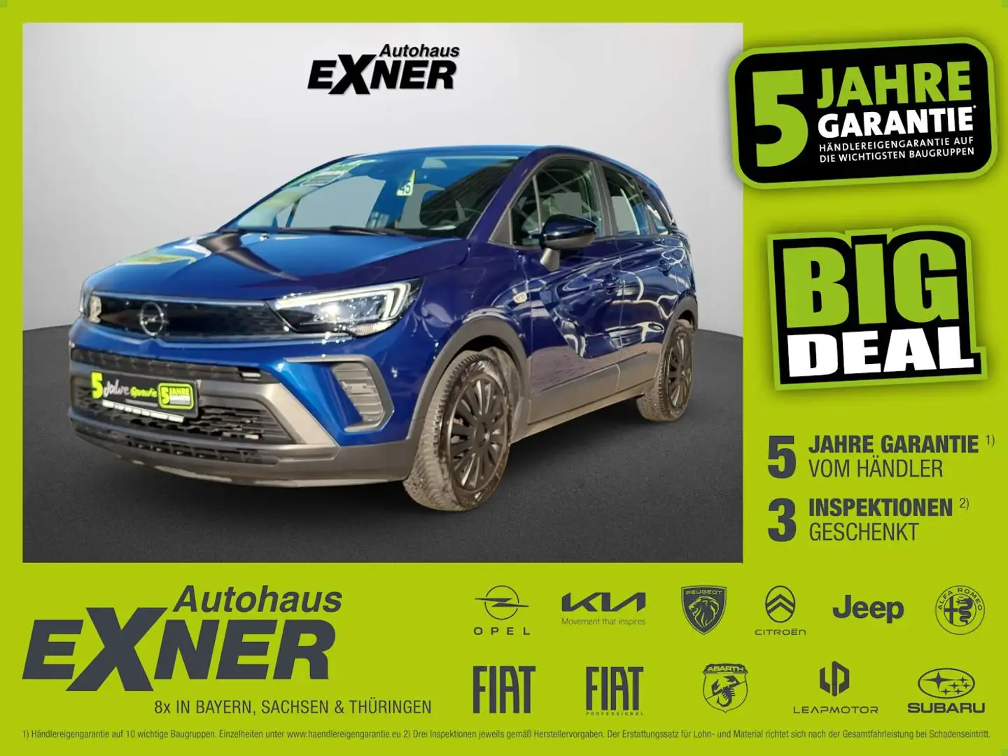 Opel Crossland 1.2 EDITION LED+Fernlichtass.+SpurH Blau - 1