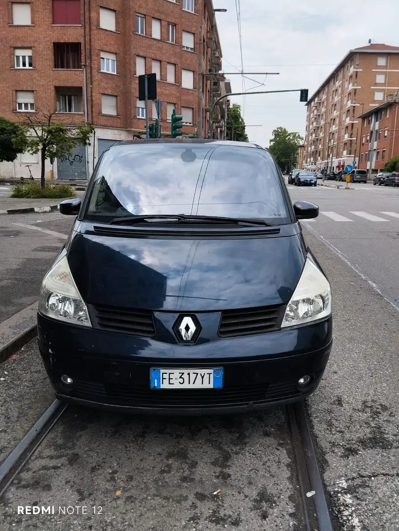 Renault Espace 2.0 dci 16v Initiale 150cv fap Modrá - 1