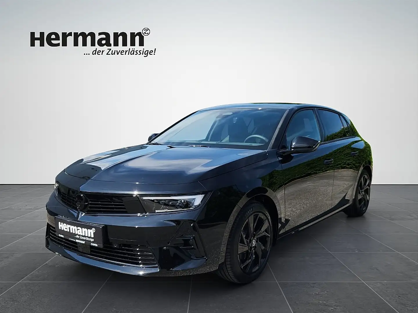 Opel Astra 1,2 Turbo GS Schwarz - 1
