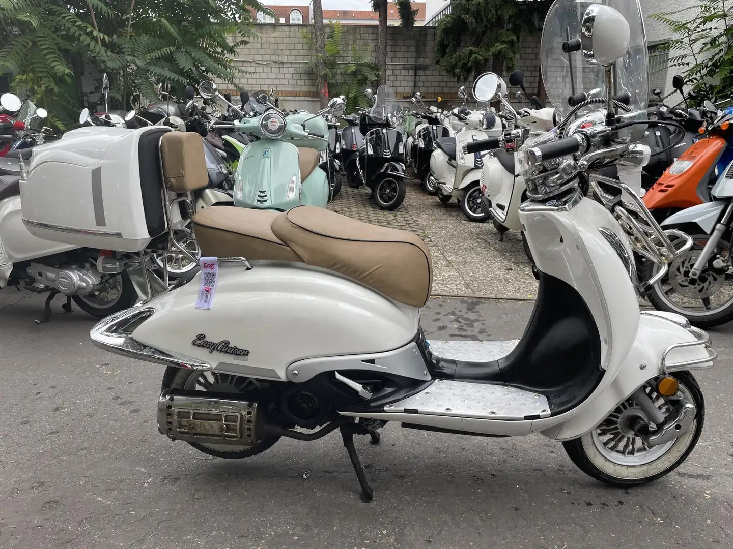 Overig Burnout 125 Easy Cruiser 125 Crome Wit - 1