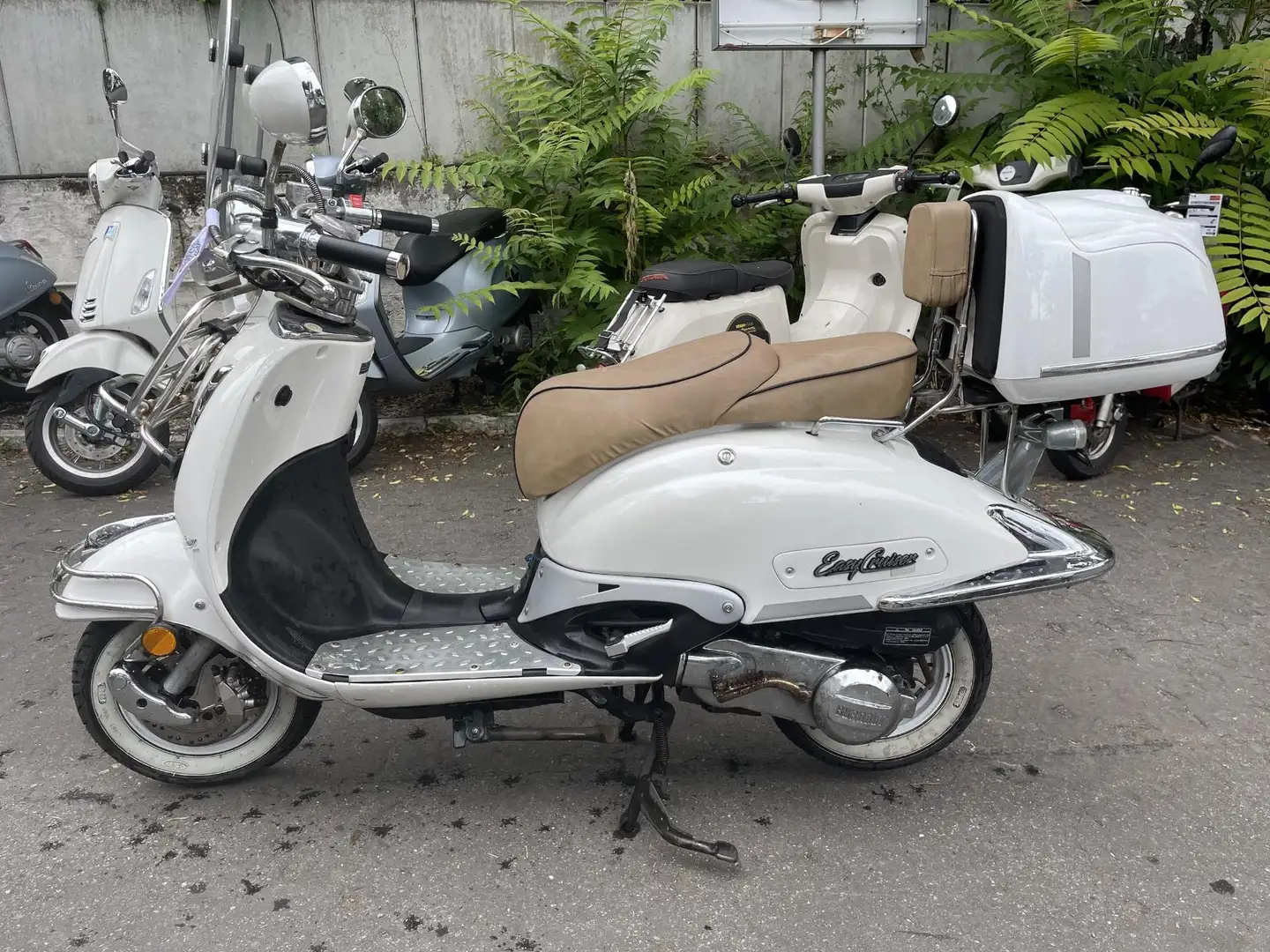 Overig Burnout 125 Easy Cruiser 125 Crome Wit - 2