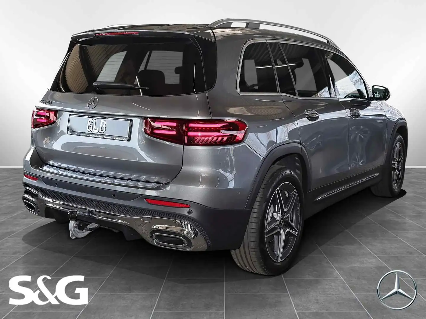Mercedes-Benz GLB 200 AMG MBUX+360°+M-LED+AHK+Distronic+Totwin Gris - 2