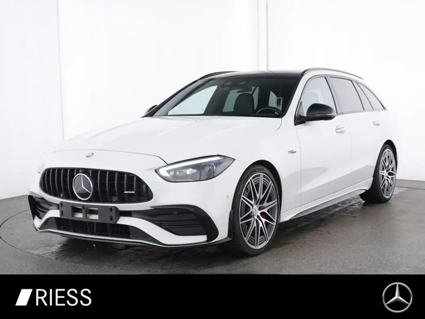 Mercedes-Benz C 43 AMG 4M T Night Distr AHK Pano HUD 360 20" Weiß - 1