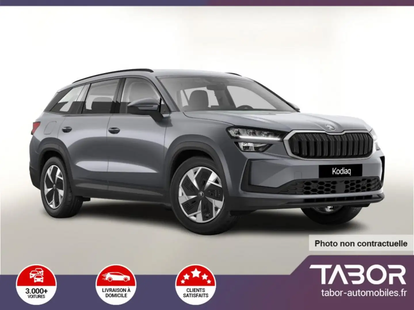 Skoda Kodiaq TDI 193 DSG 4x4 Selec 7S GPS Kessy Gris - 1