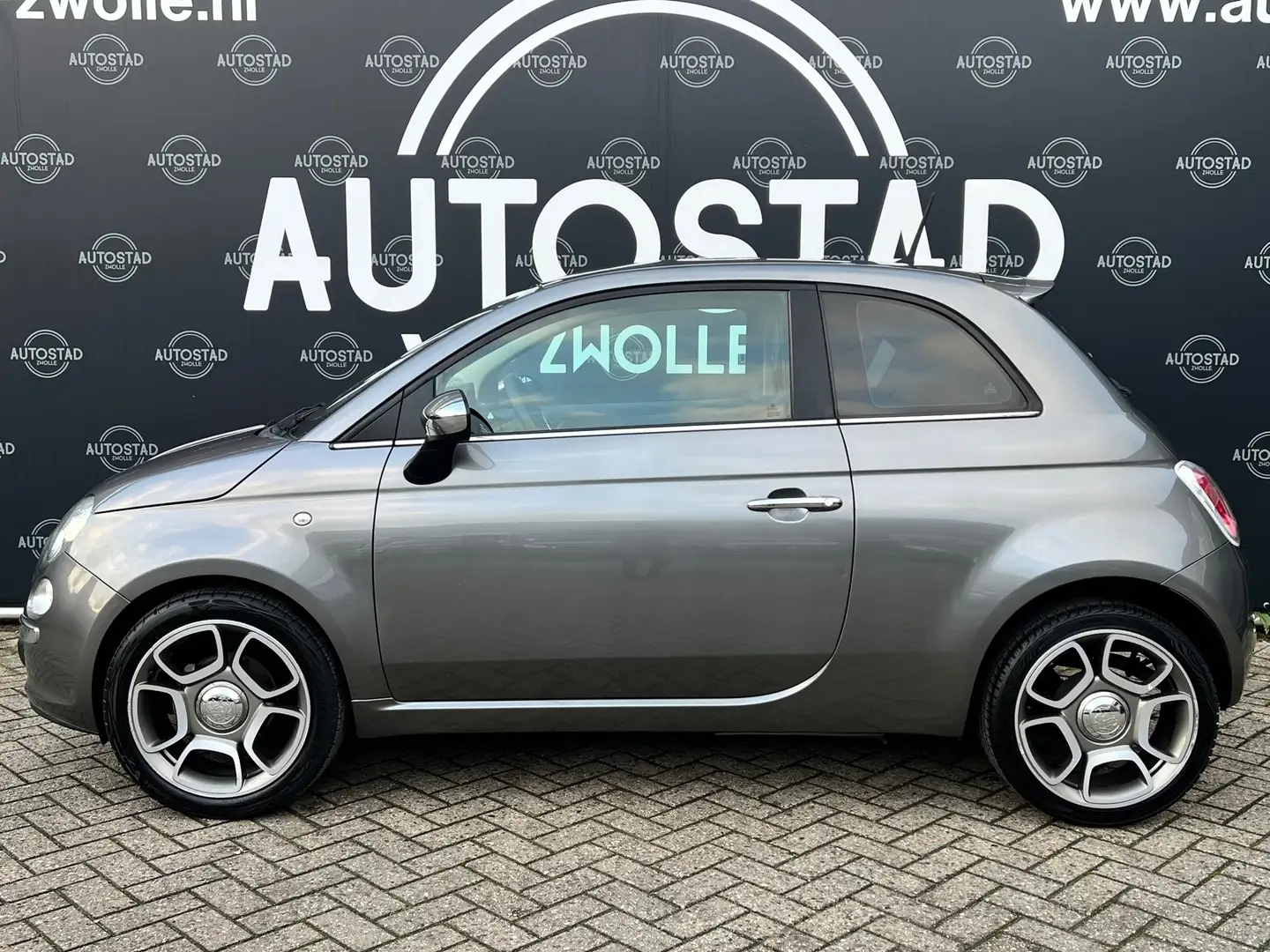 Fiat 500 0.9 TwinAir Easy Airco/Nap/Apk/Elektramen/ Gris - 2