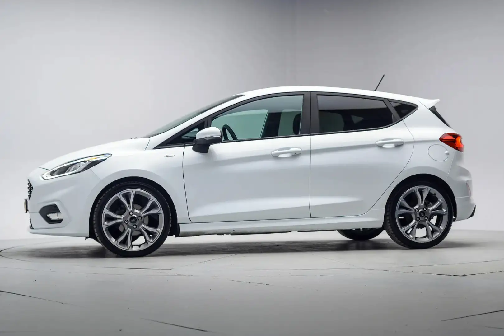 Ford Fiesta 1.0 EcoBoost ST-Line [ Navi Climate Cruise ] Blanc - 2