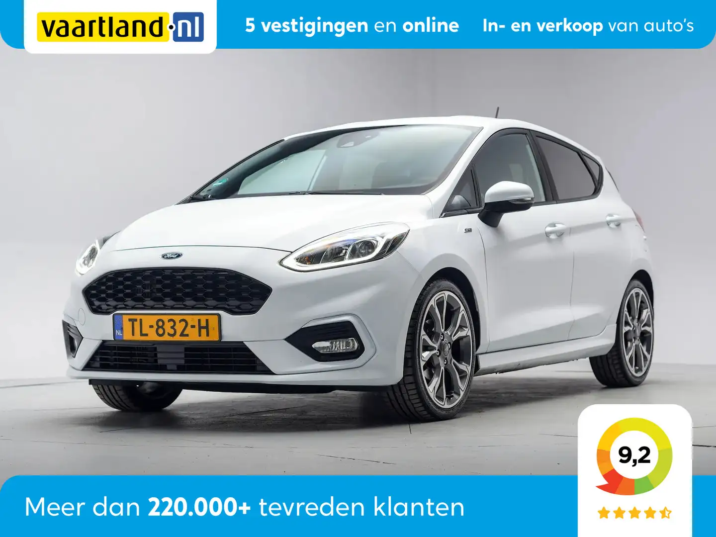 Ford Fiesta 1.0 EcoBoost ST-Line [ Navi Climate Cruise ] Blanc - 1