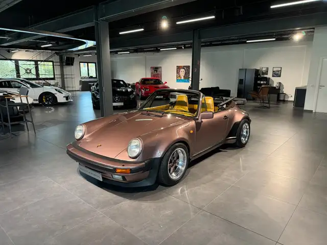 Porsche 930 911 930 Turbo Cabrio Sonderfarbe Erstlack Deutsc