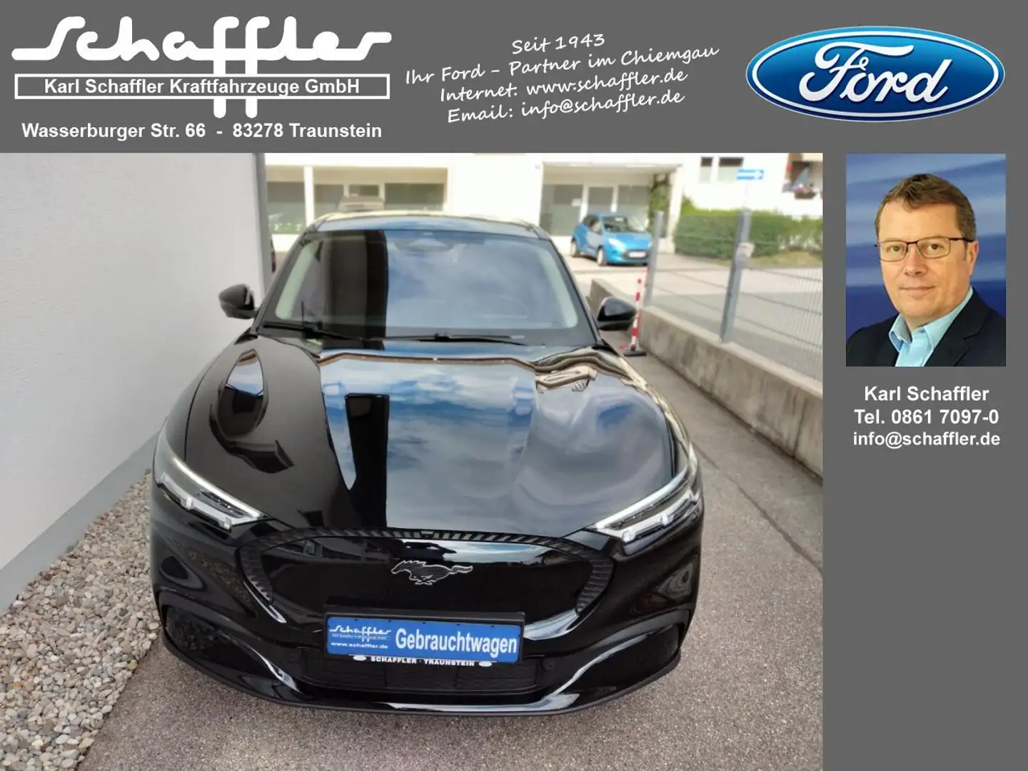 Ford Mustang Mach-E Basis Schwarz - 2