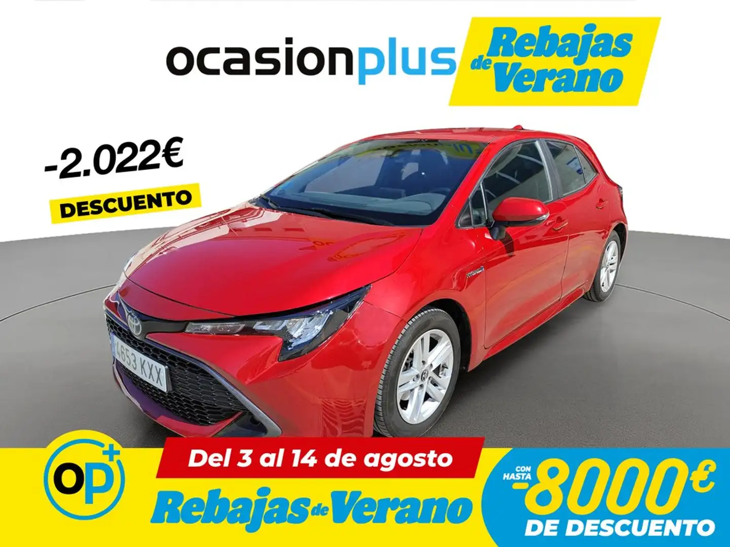 Toyota Corolla 125H Active Tech Rojo - 1