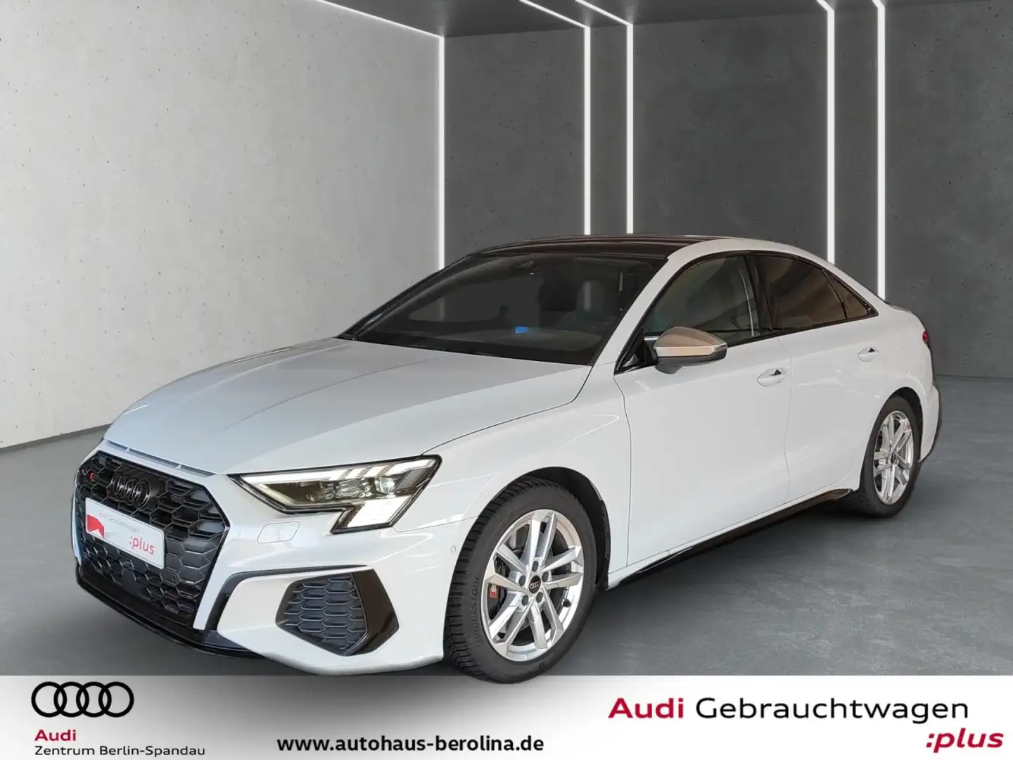 Audi S3 S3 Lim. *PANO*MATRIX*HuD*B&O*Opt.-Schwarz+*NAV+* Weiß - 2