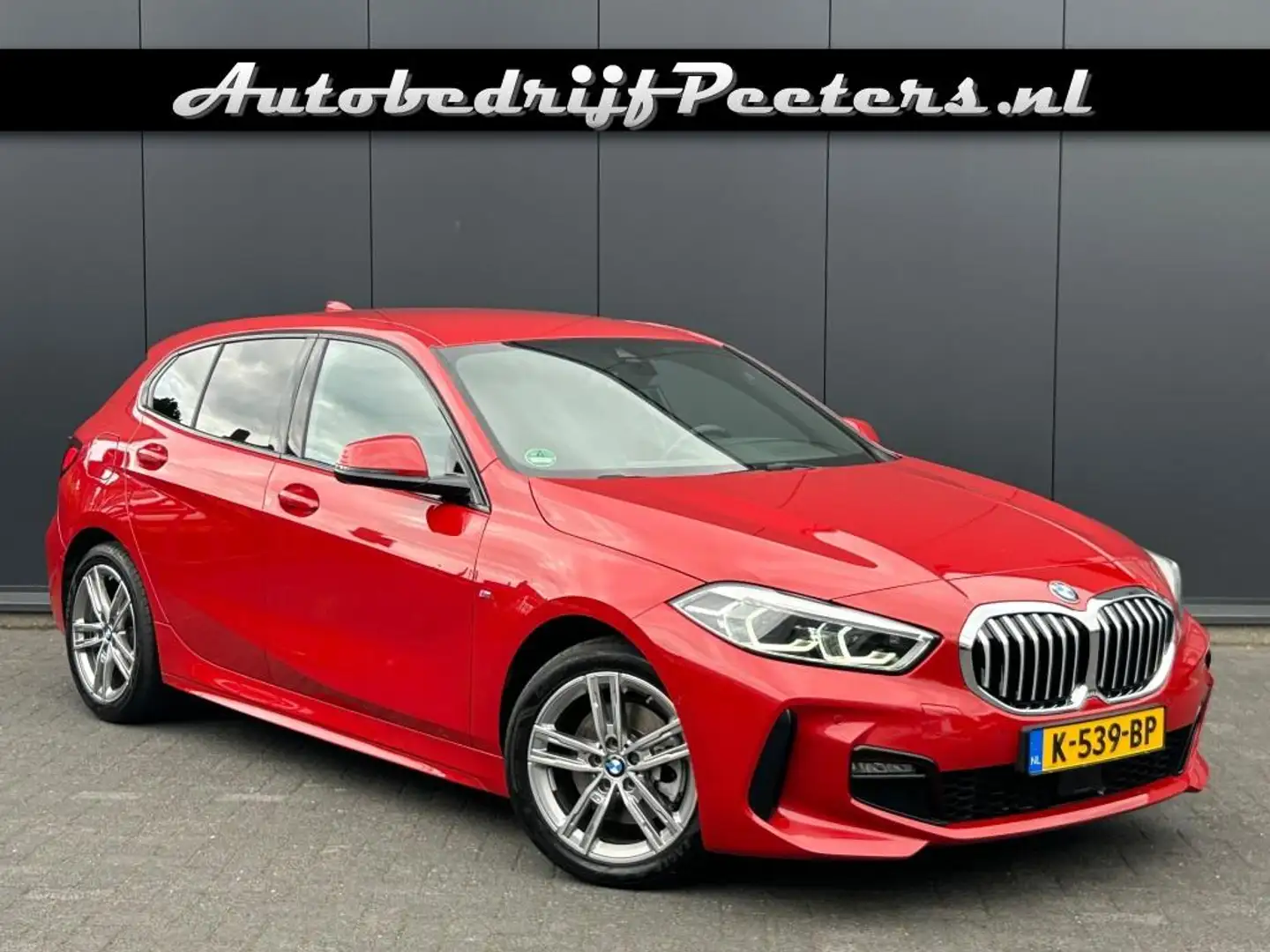 BMW 118 118i M Sport Shadow Leder HUD Live Cockpit ACC Cam Rood - 1