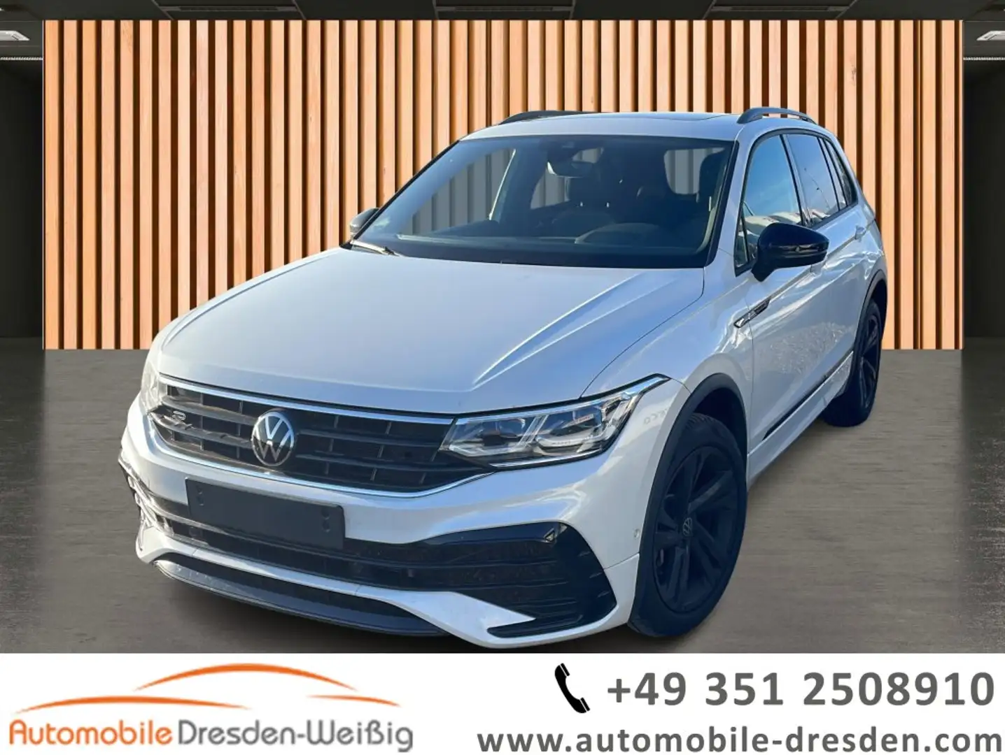 Volkswagen Tiguan 2.0 TSI DSG R-Line 4Motion*Navi*ACC*Pano* Weiß - 1