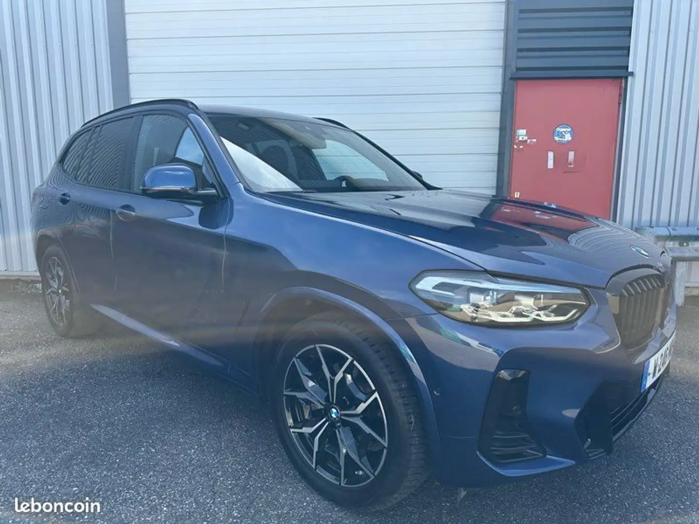 BMW X3 (G01) (2) Xdrive 2.0 DA BV8 190 M-Sport Cuir Blau - 2