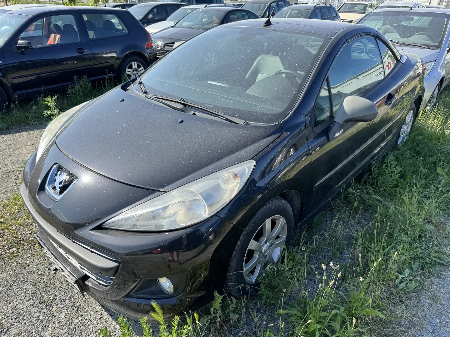 Peugeot 207 CABRIO DIESEL KLIMA TEMP BC ALU SERV LEDER Premium Schwarz - 1