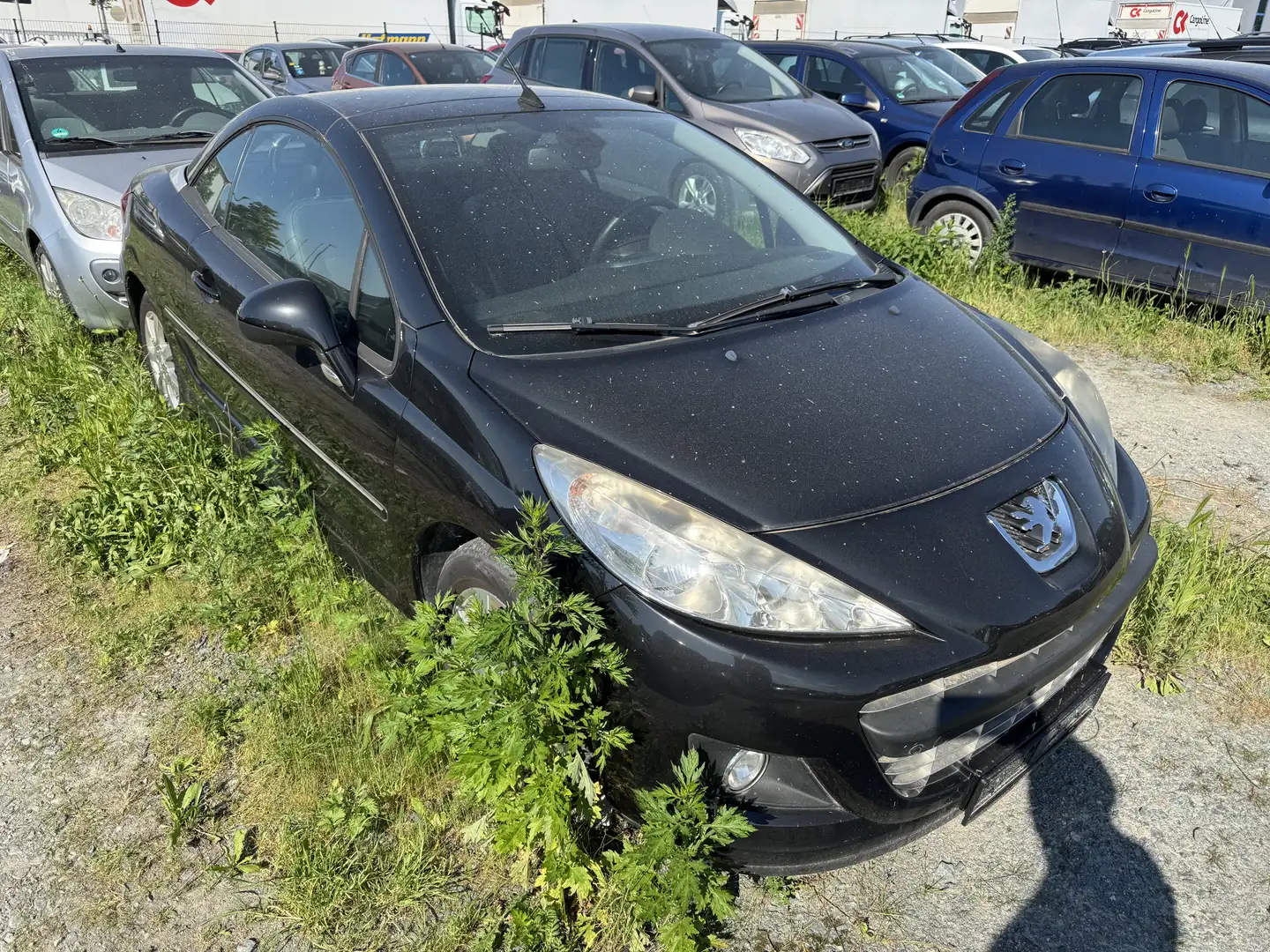 Peugeot 207 CABRIO DIESEL KLIMA TEMP BC ALU SERV LEDER Premium Schwarz - 2