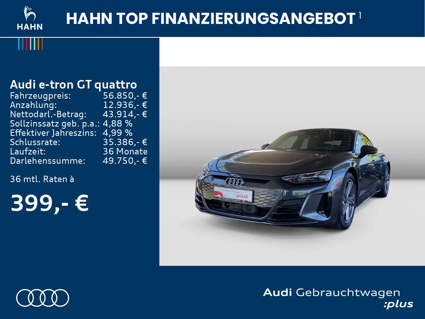 Audi e-tron GT S tronic HUD B&O CAM Matrix Grau - 2