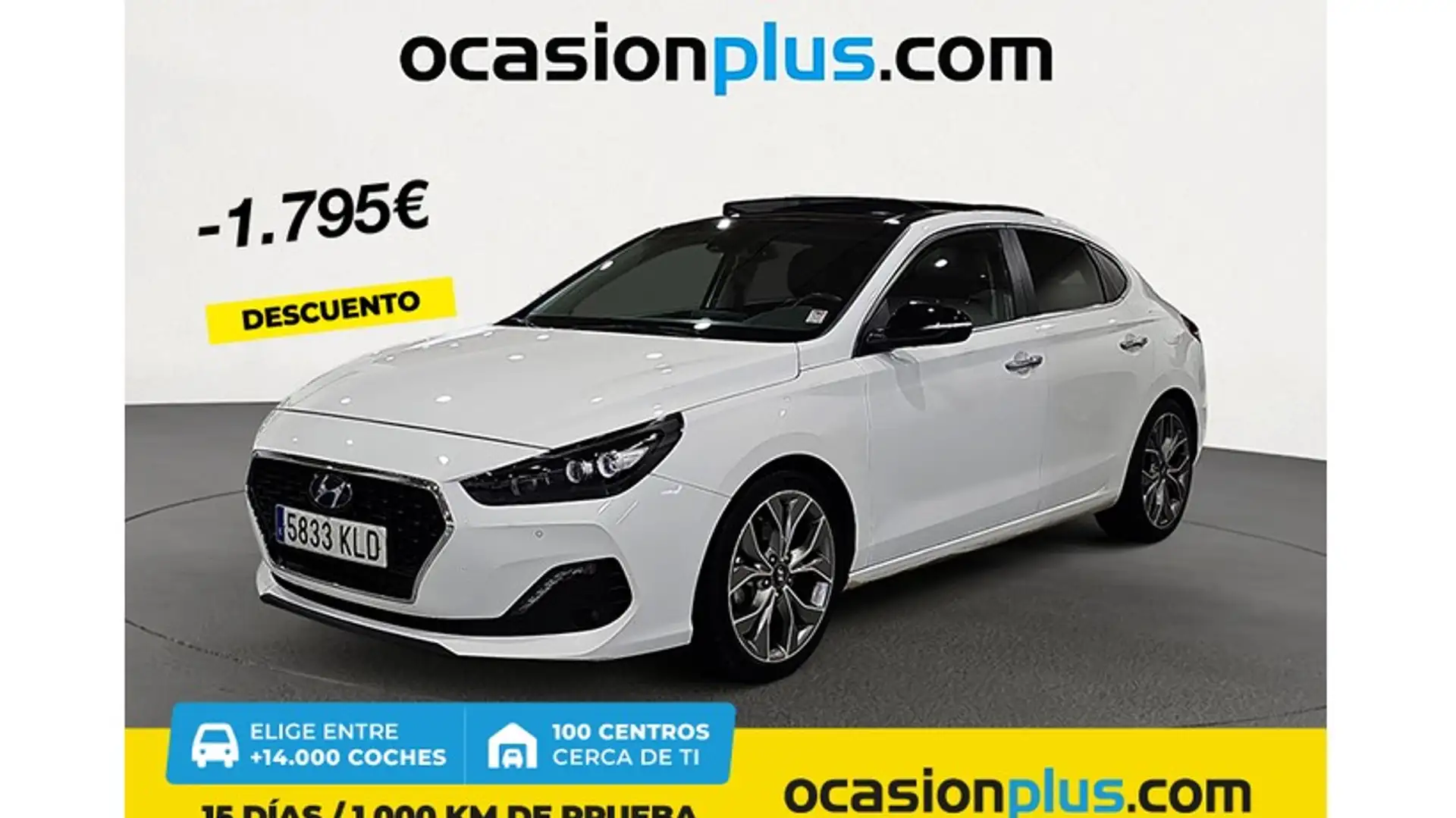 Hyundai i30 FB 1.4 TGDI Style DT 140 Blanco - 1