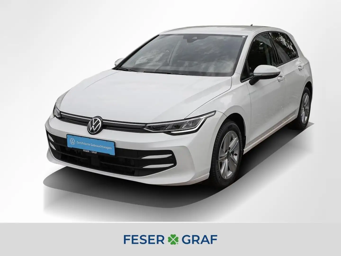 Volkswagen Golf 8 1.5 eTSI Life DSG AHK Navi RüKa Sitzh. Weiß - 1