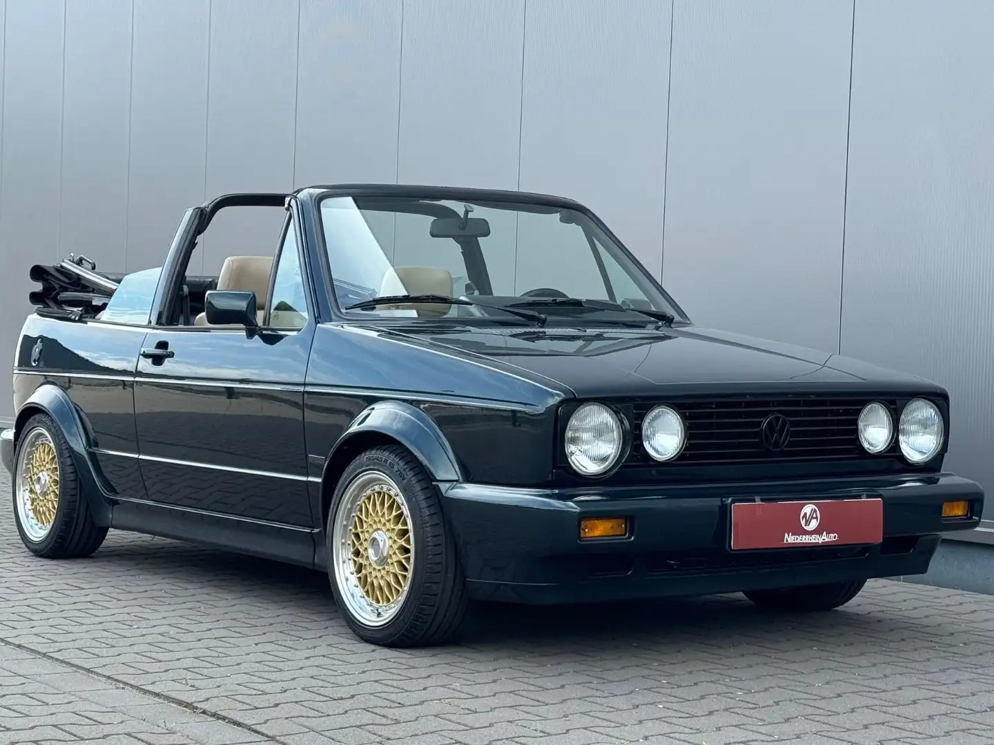 Volkswagen Golf I Cabrio 1.8 Karmann Leder Oldtimer*Unikat* Vert - 2