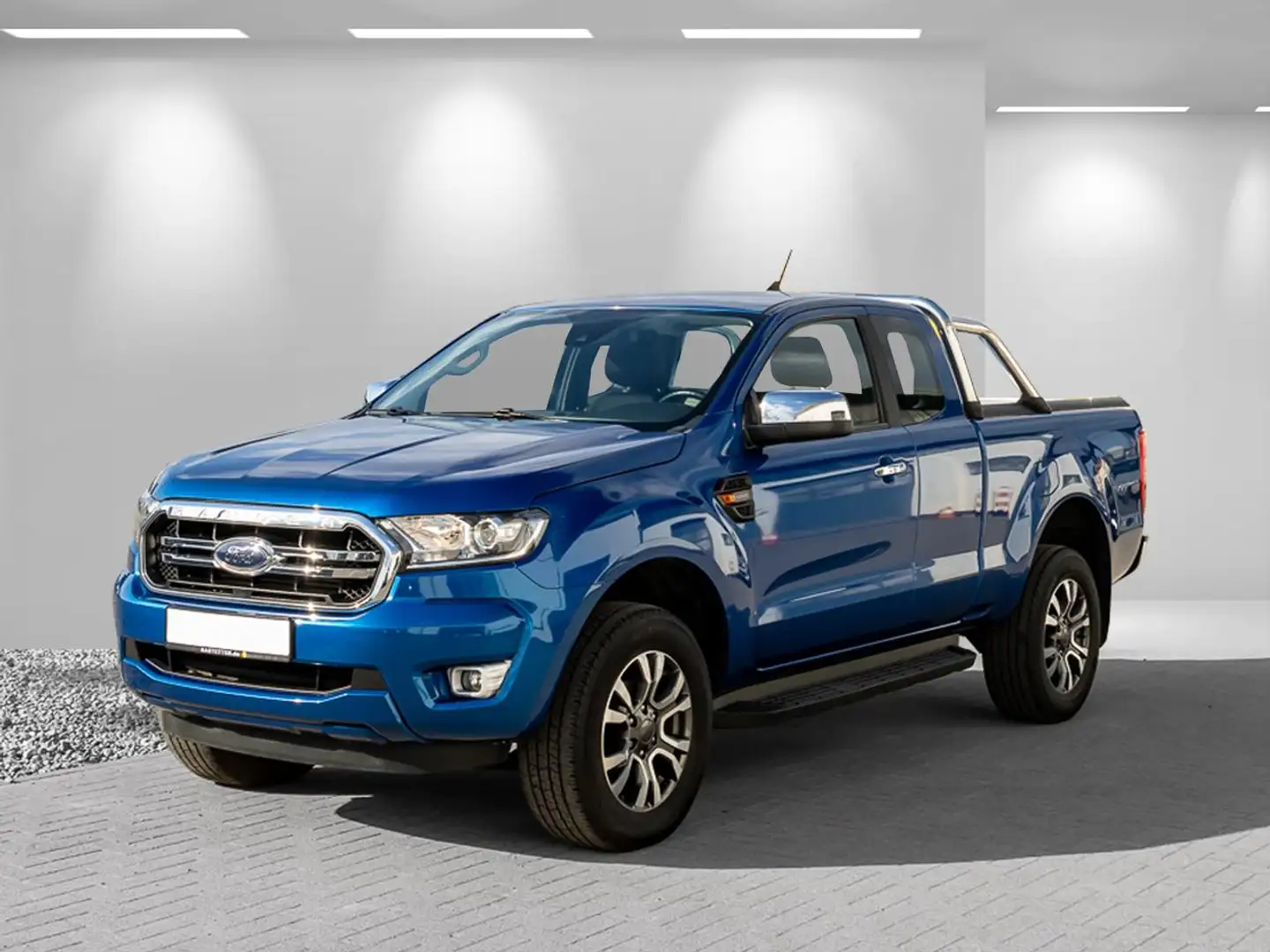 Ford Ranger Extrakabine XLT Rollo+AHK+CarPlayNavi+SHZ+PDC+Klim Blau - 2