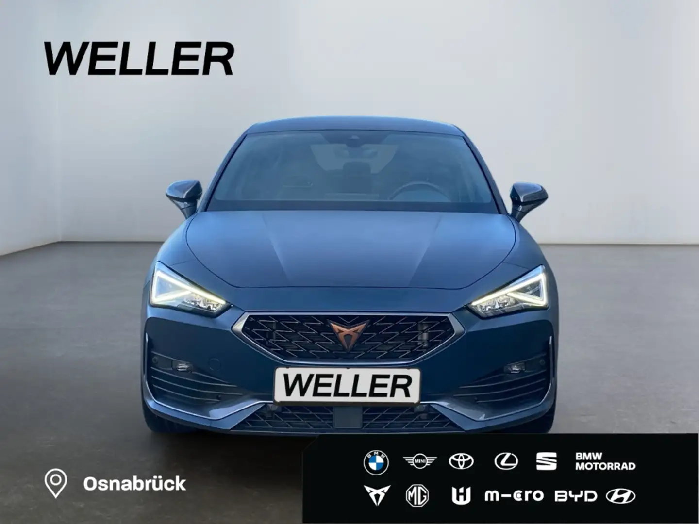 CUPRA Leon 1.4 e-Hybrid (180 kW) *Matt*Leder*Memory*CAM* Blauw - 2
