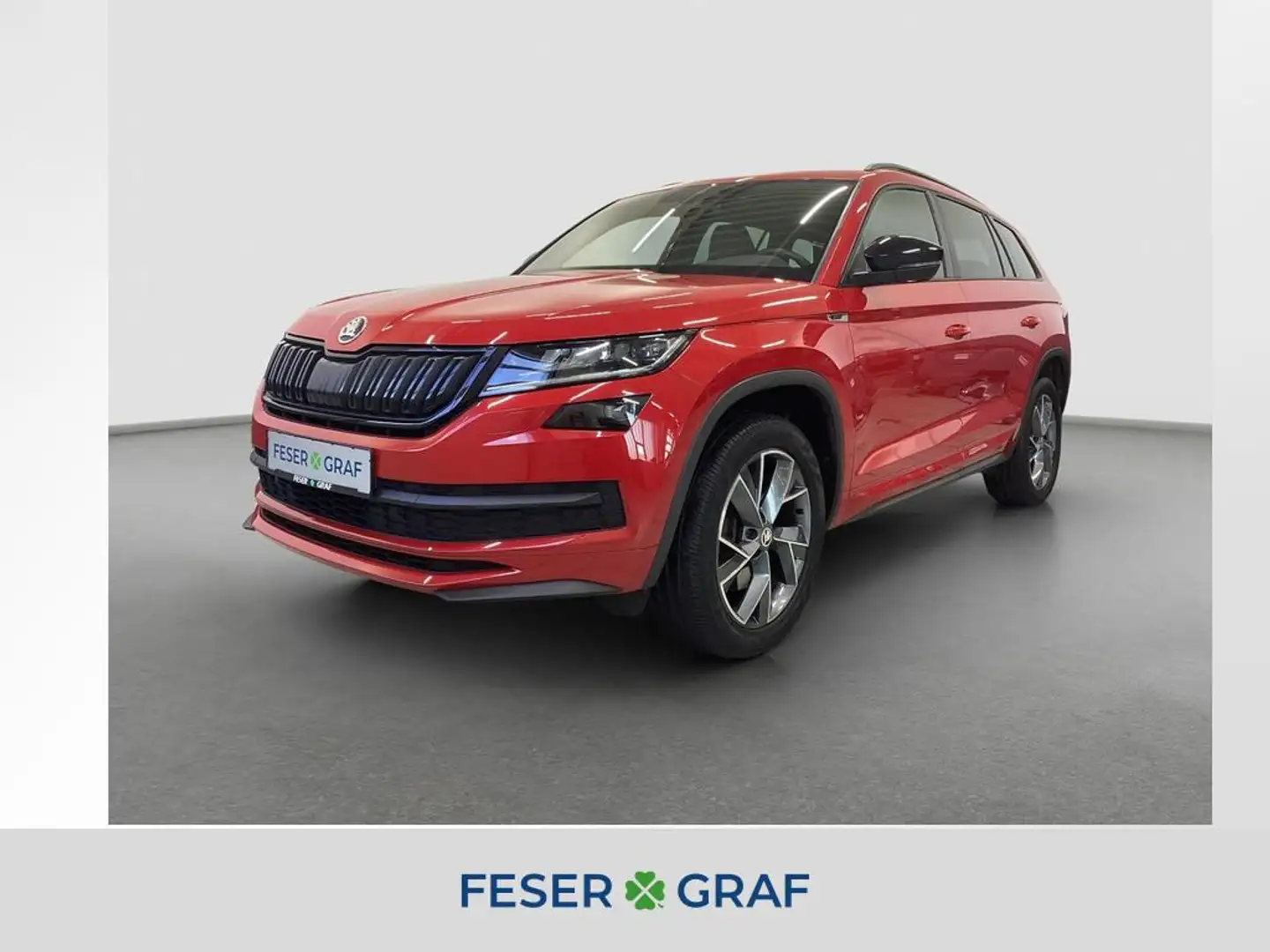 Skoda Kodiaq Sportline 2,0l TSI DSG 4x4 *SHZ LED NAVI* Rot - 1