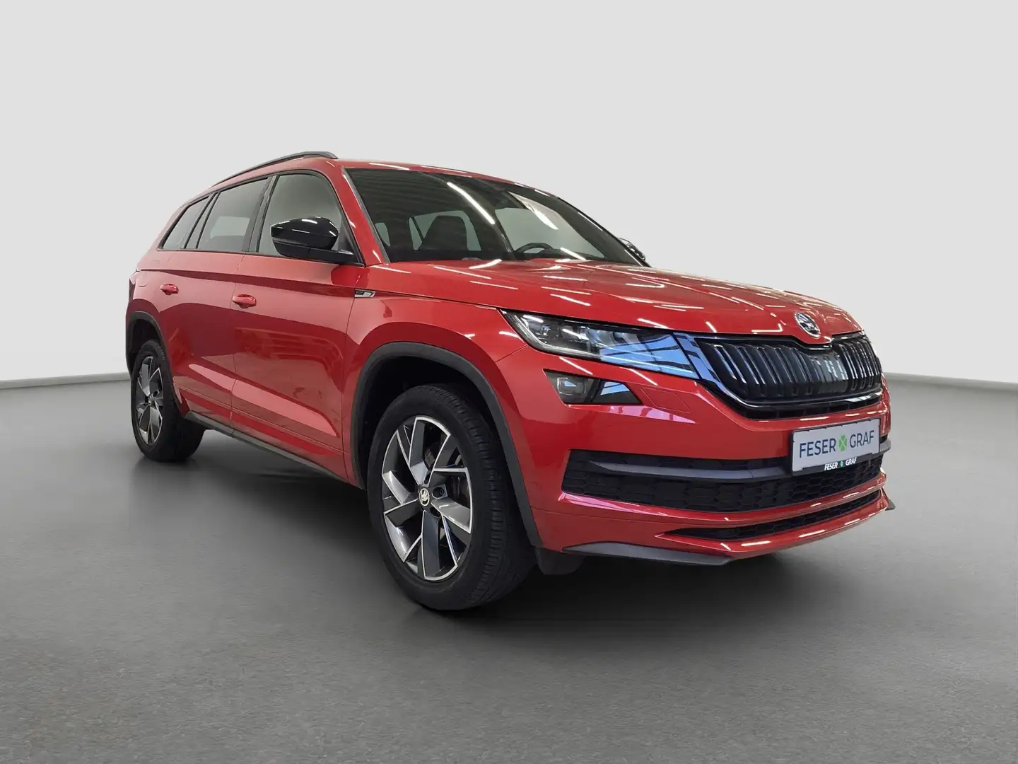 Skoda Kodiaq Sportline 2,0l TSI DSG 4x4 *SHZ LED NAVI* Rot - 2