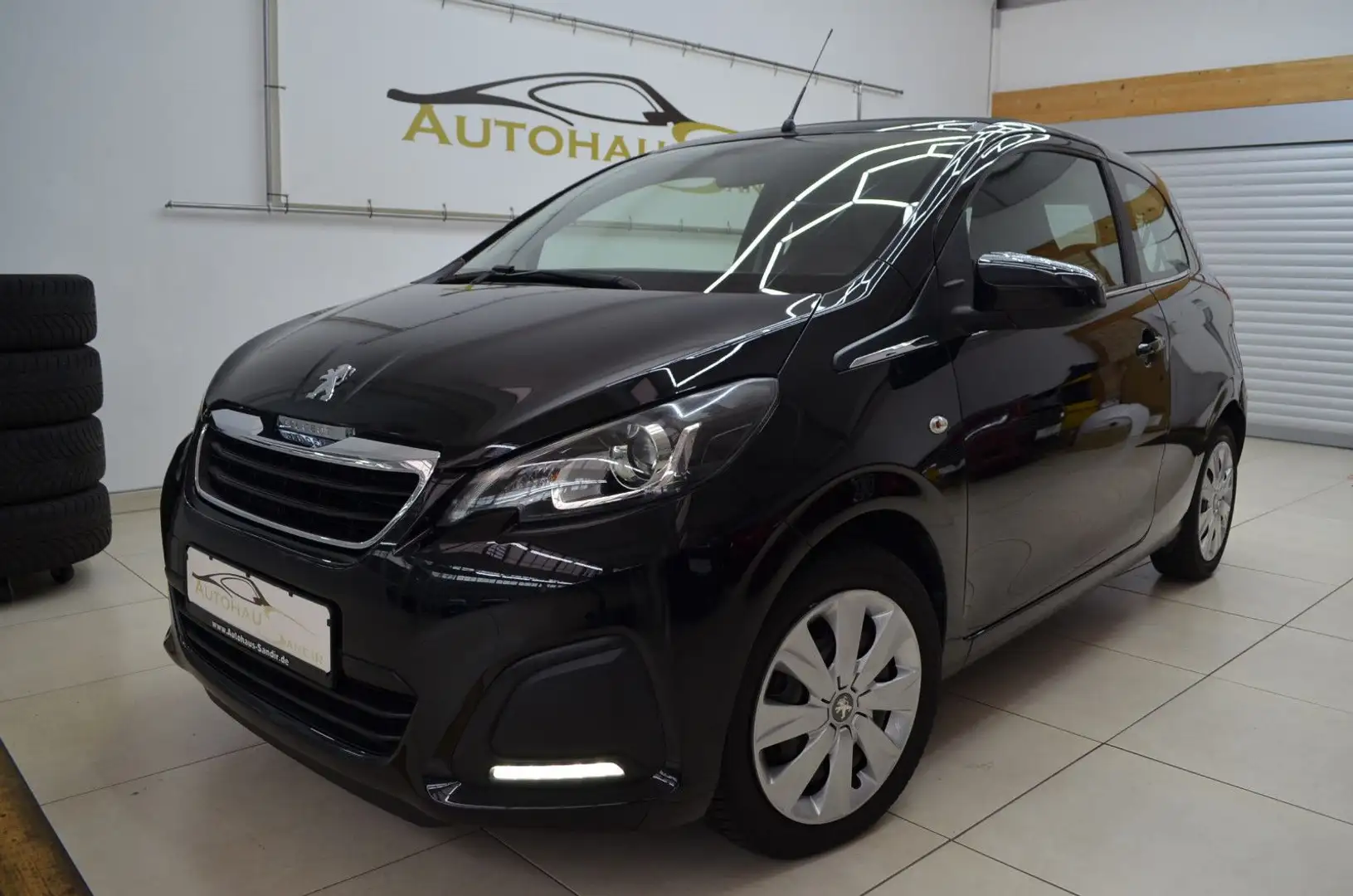 Peugeot 108 TOP Active Faltdach ~LED~Klima~MFL Schwarz - 1