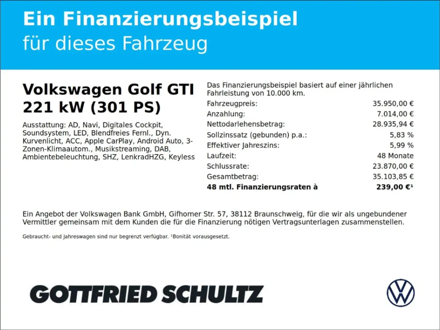 Volkswagen Golf GTI VIII 2.0 TSI Clubsport DSG   IQ.Light   SHZ   Kame Schwarz - 2