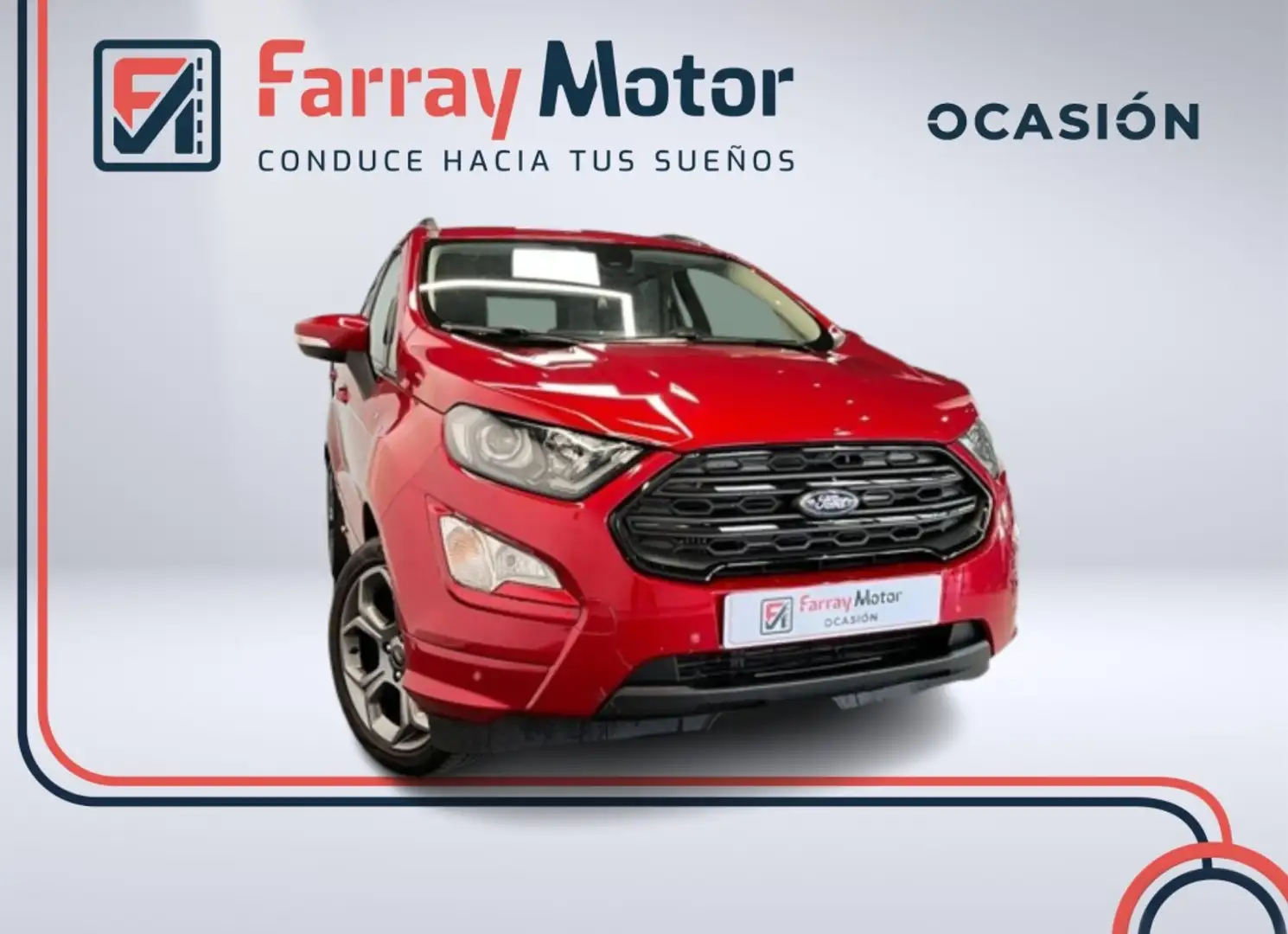 Ford EcoSport 1.0 EcoBoost ST Line 125 Rojo - 1