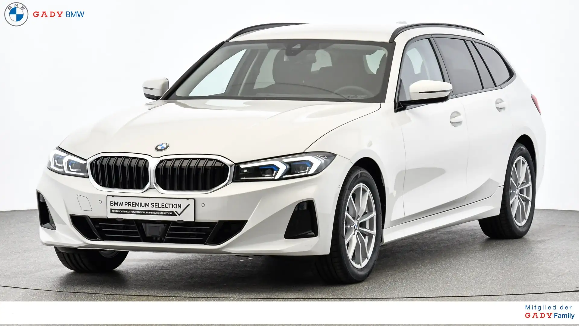 BMW 318 318d Blanc - 1