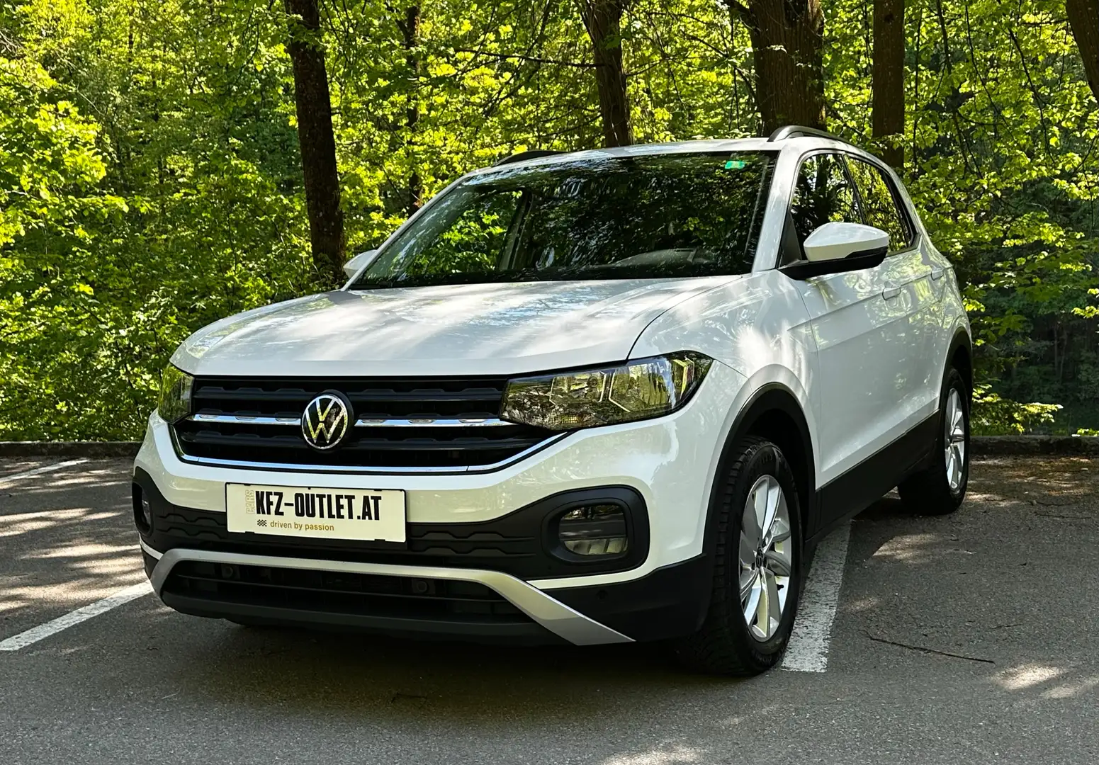 Volkswagen T-Cross TSI*1.Besitz*Garantie*ACC*Navi*AppleC*Virtual* Weiß - 1
