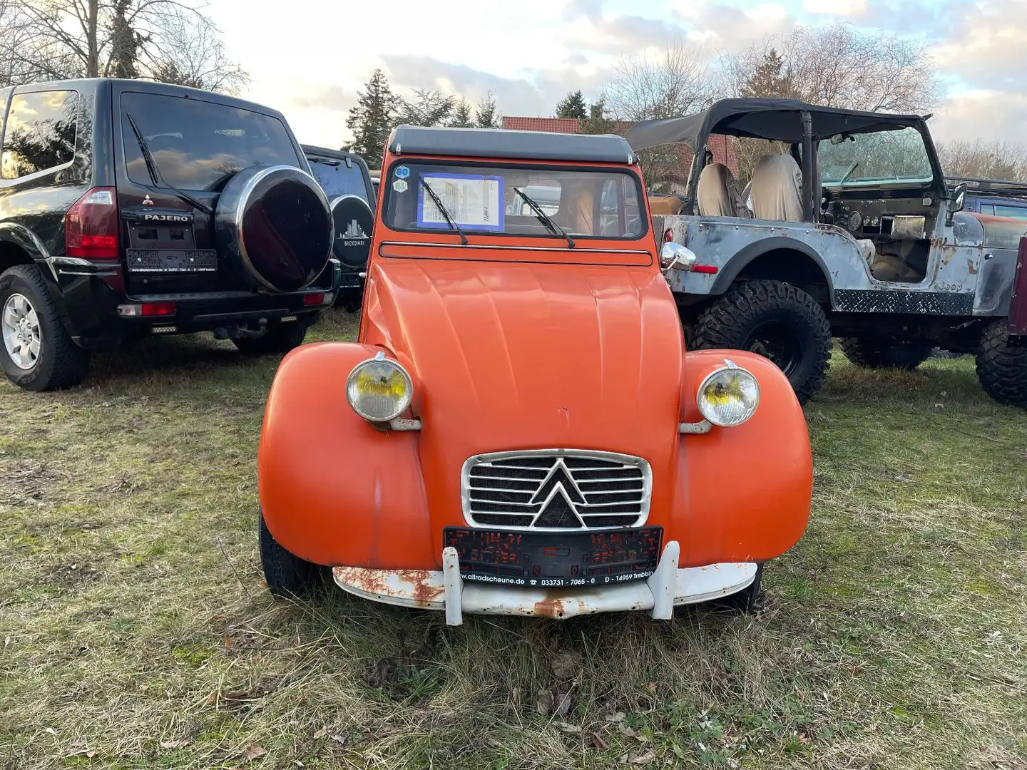 Citroen 2CV Selbstmördertüren & Fliehkraftkupplung Červená - 2
