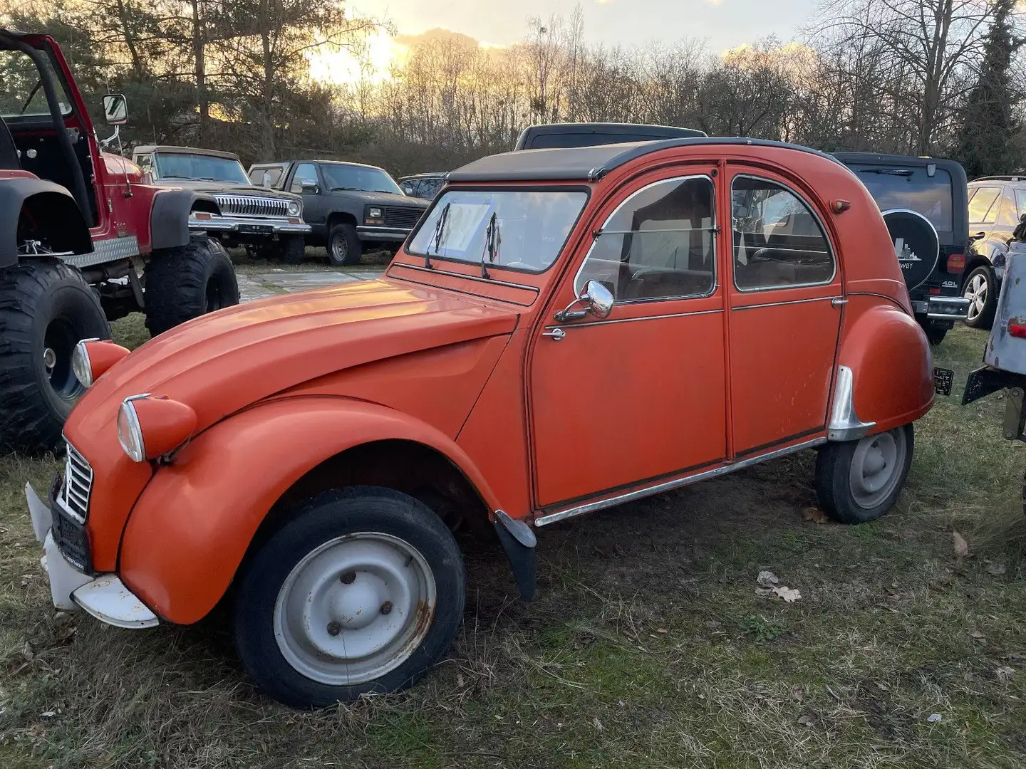 Citroen 2CV Selbstmördertüren & Fliehkraftkupplung Červená - 1