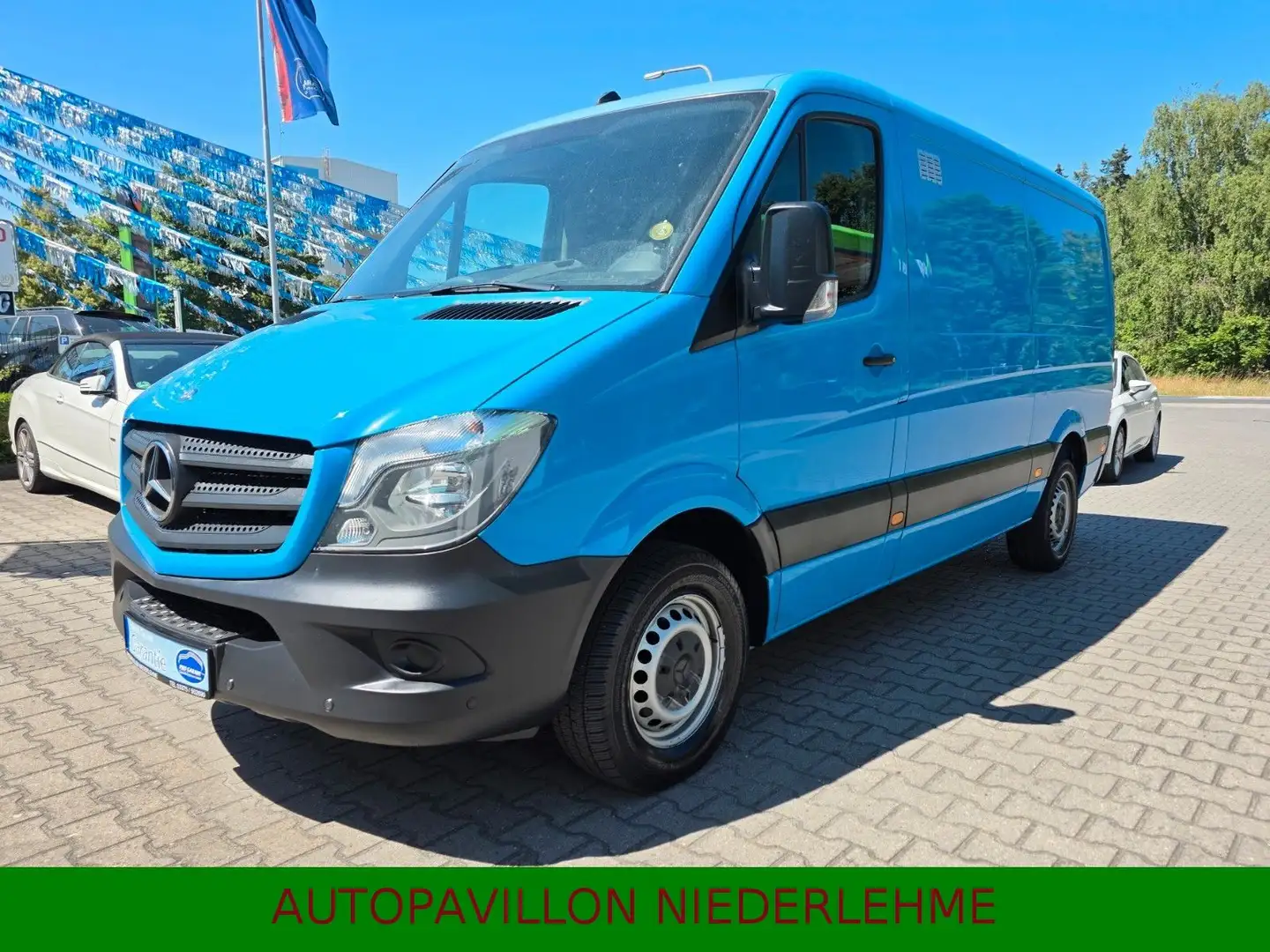 Mercedes-Benz Sprinter Kasten L2H1*Klima*Bluetooth*PDC*HU11/26 Blau - 2