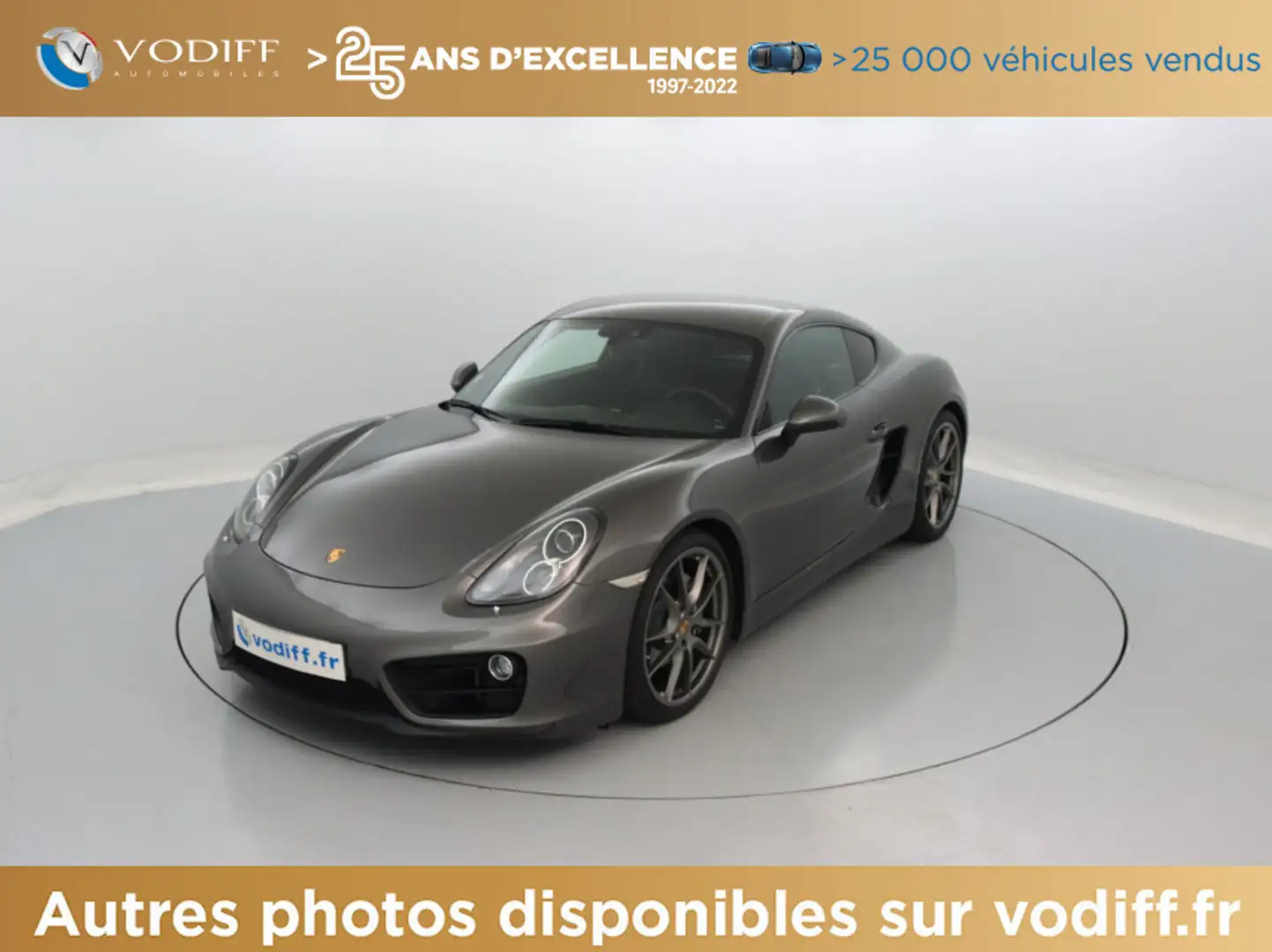 Porsche Cayman 981 2.7 275 CV Gris - 1