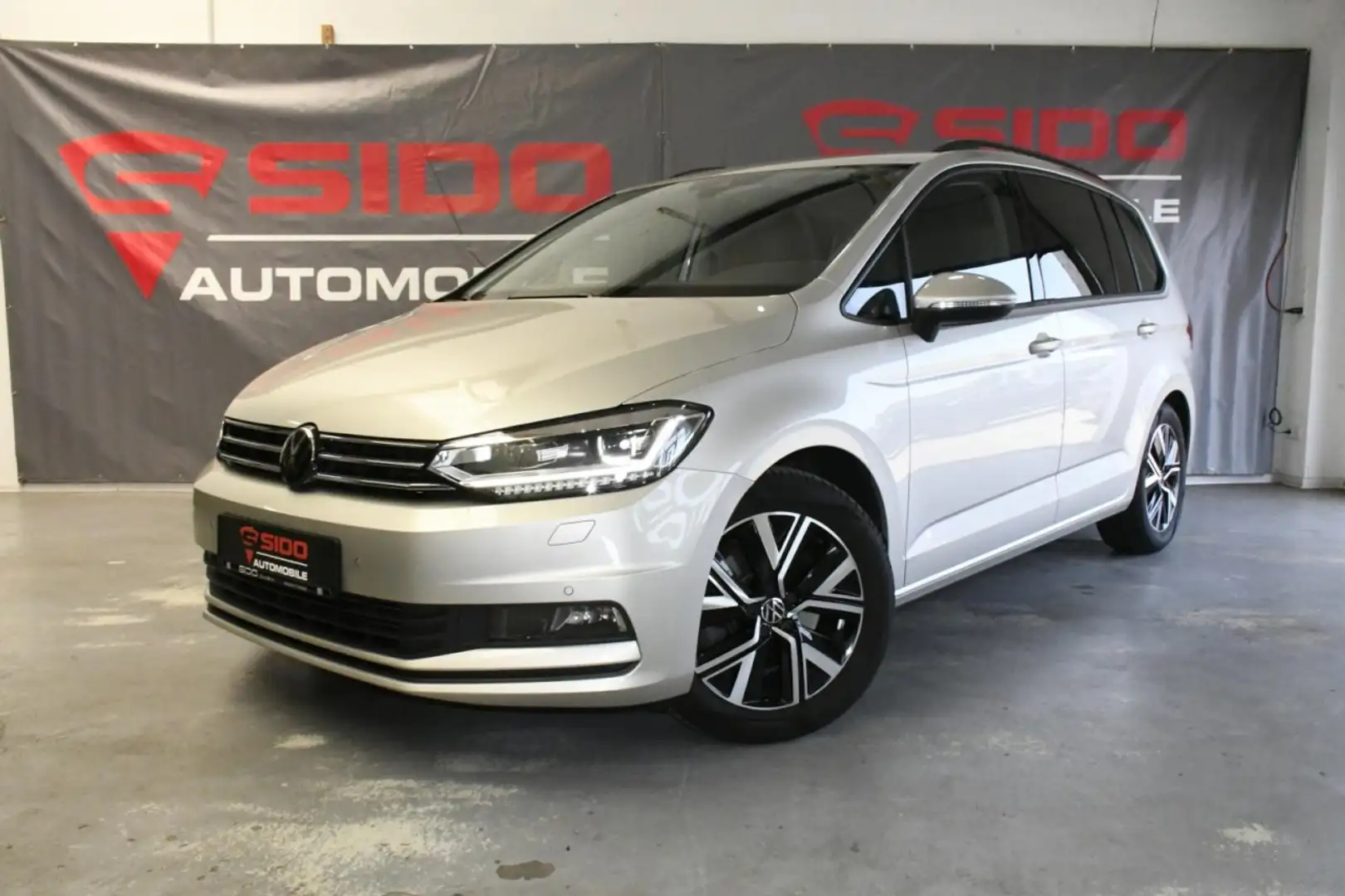 Volkswagen Touran 1.5 TSI LED*ACC*7Sitz*VIRT*NAV*CAM*AHK* Klima Silber - 1