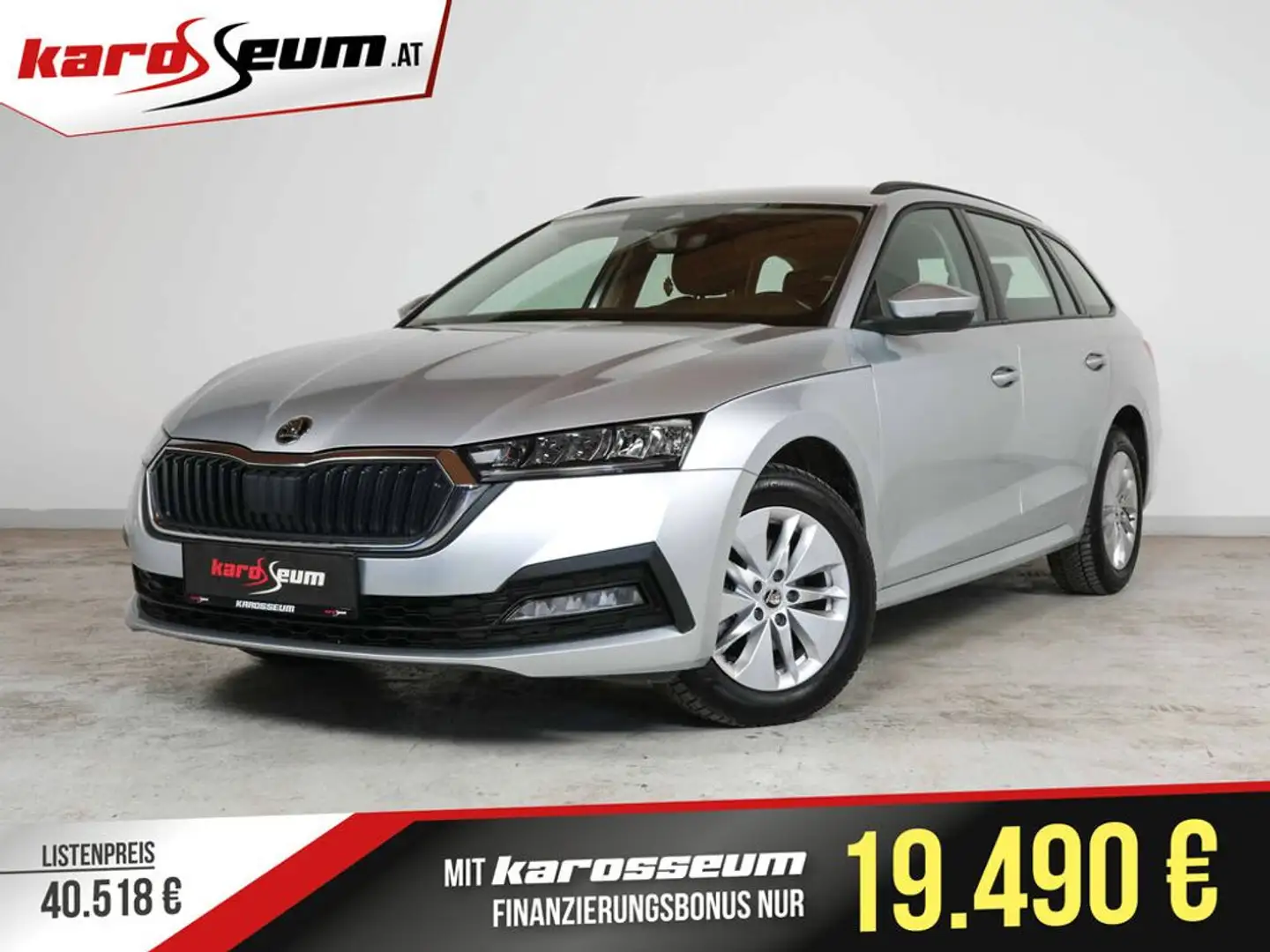 Skoda Octavia Ambition 2.0 DSG *VIRTUAL*LED*LANE*NAVI* Argent - 1