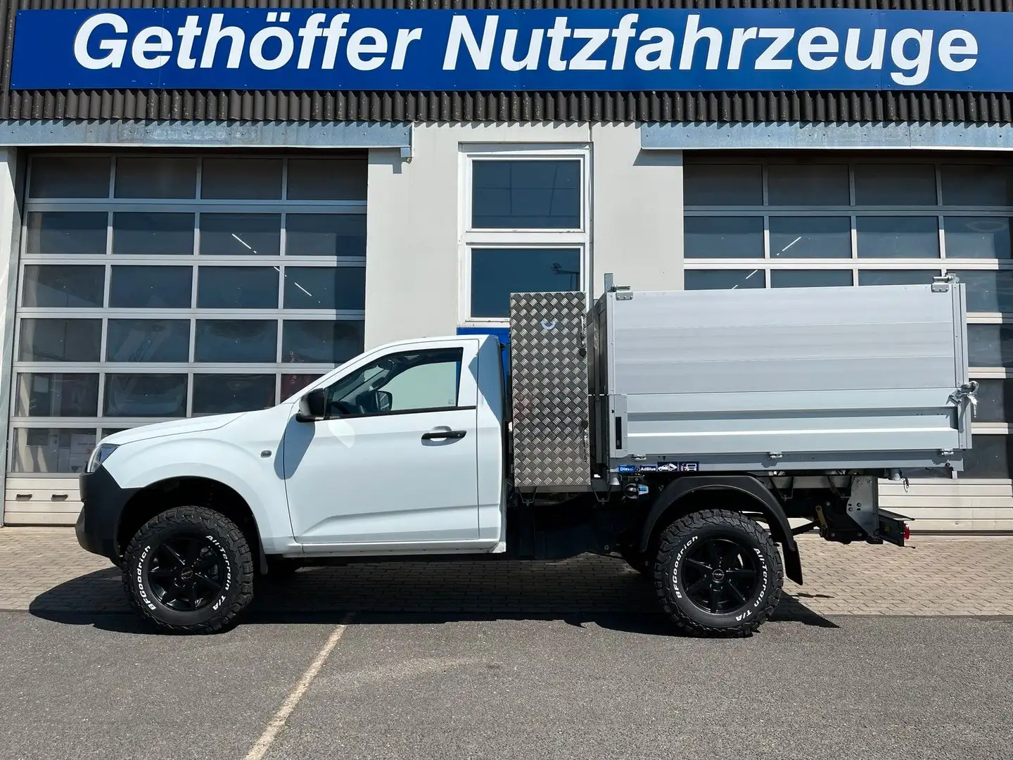 Isuzu D-Max Single Cab 4x4 L mit Kipper Box + SOFORT+ Blanc - 1