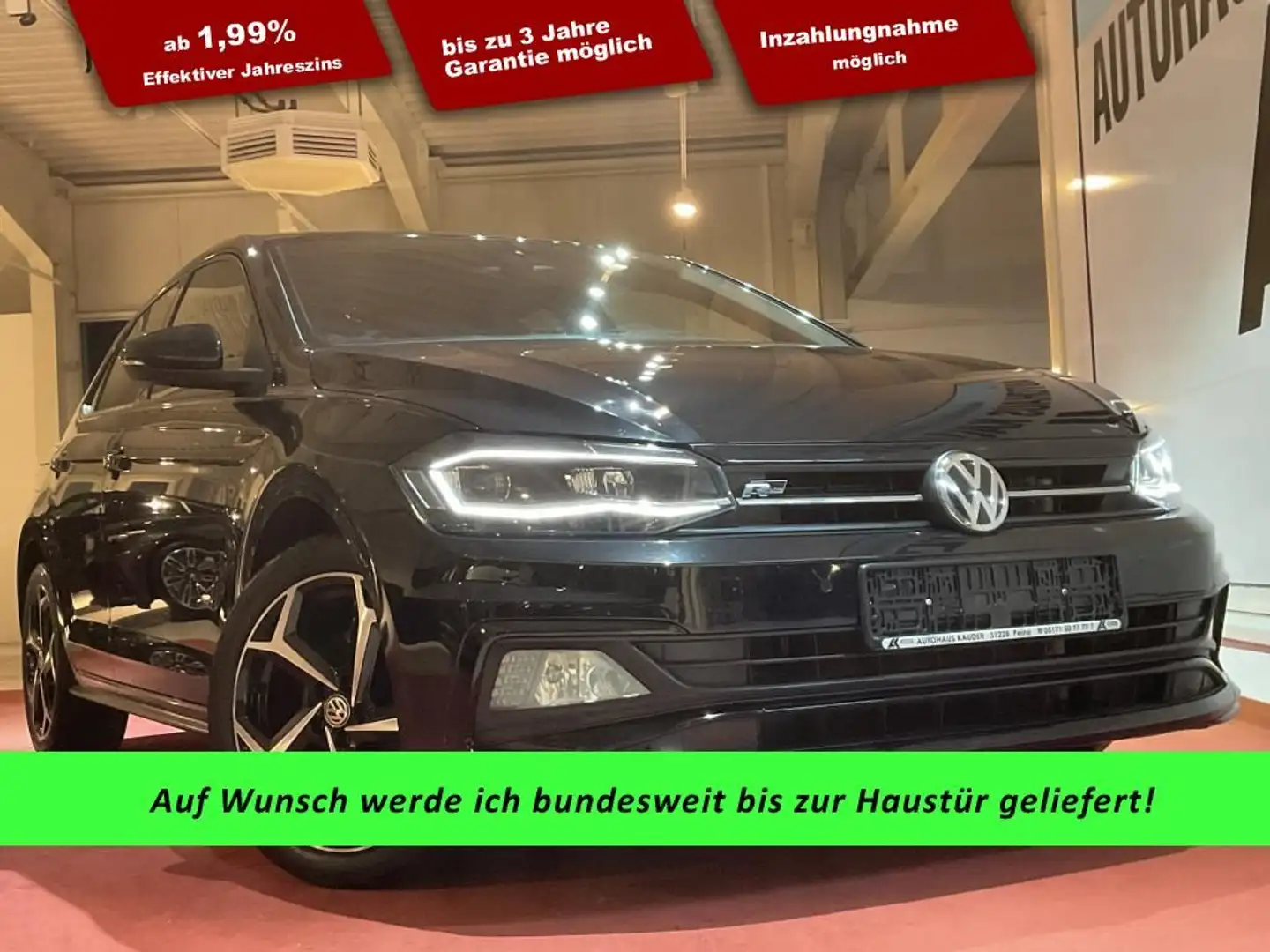 Volkswagen Polo R-Line Plus 1.5 TSI DSG Highline*LED* Schwarz - 1