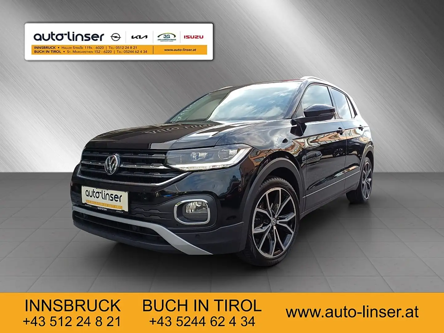 Volkswagen T-Cross 1,0 TSI Style Schwarz - 1