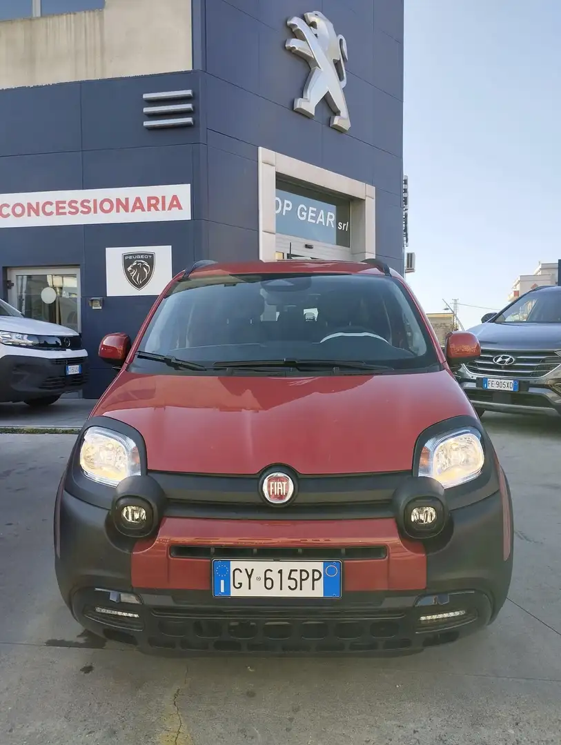 Fiat Panda Panda 1.0 firefly hybrid s Rosso - 2