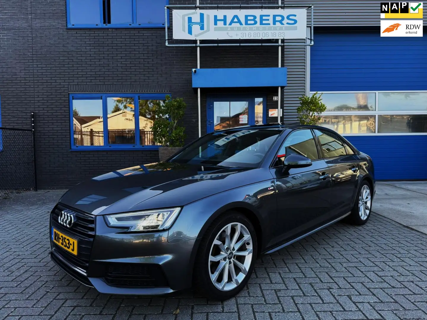 Audi A4 Limousine 1.4 TFSI Sport S line edition 150PK|Orig Grijs - 1