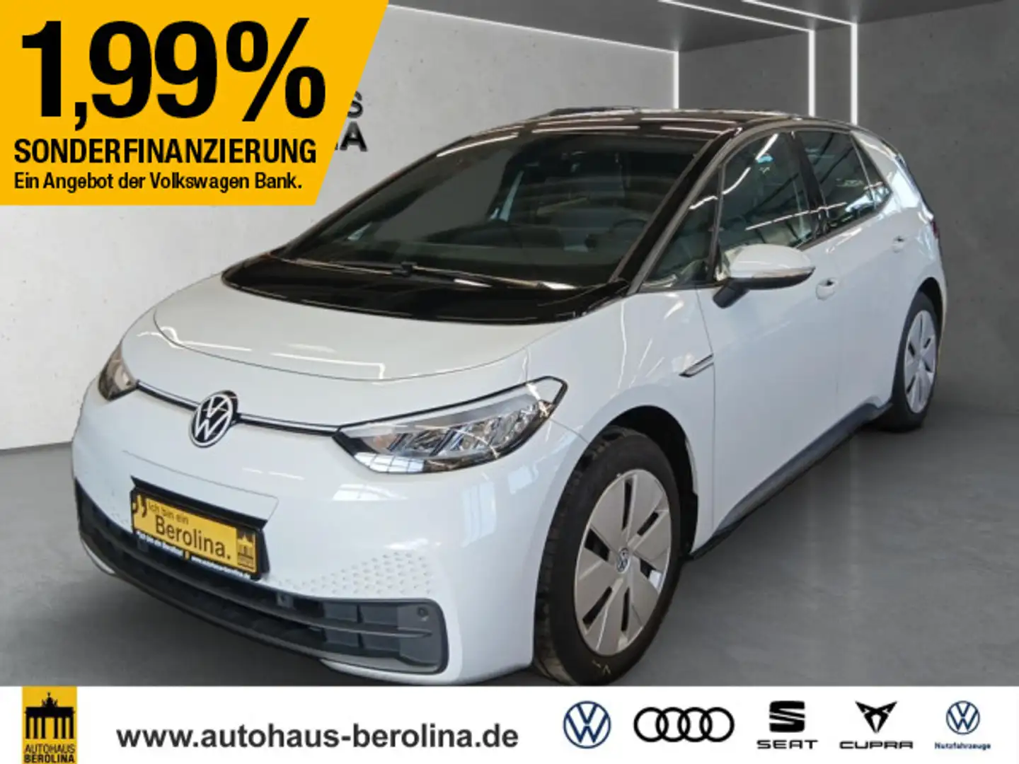 Volkswagen ID.3 Pure Performance *NAV*LED*PDC*App-Connect* Weiß - 2