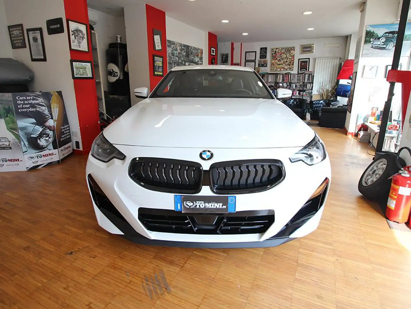 BMW 230 230i Coupe MSport 2200 KM GRANZIA 3 ANNI Bianco - 2