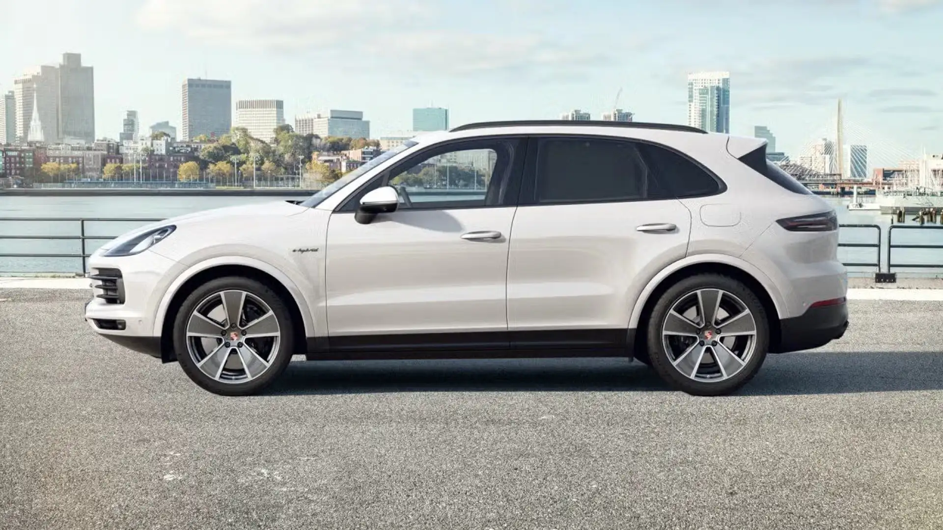 Porsche Cayenne E-Hybrid Platinum Edition Luftfederung Weiß - 2