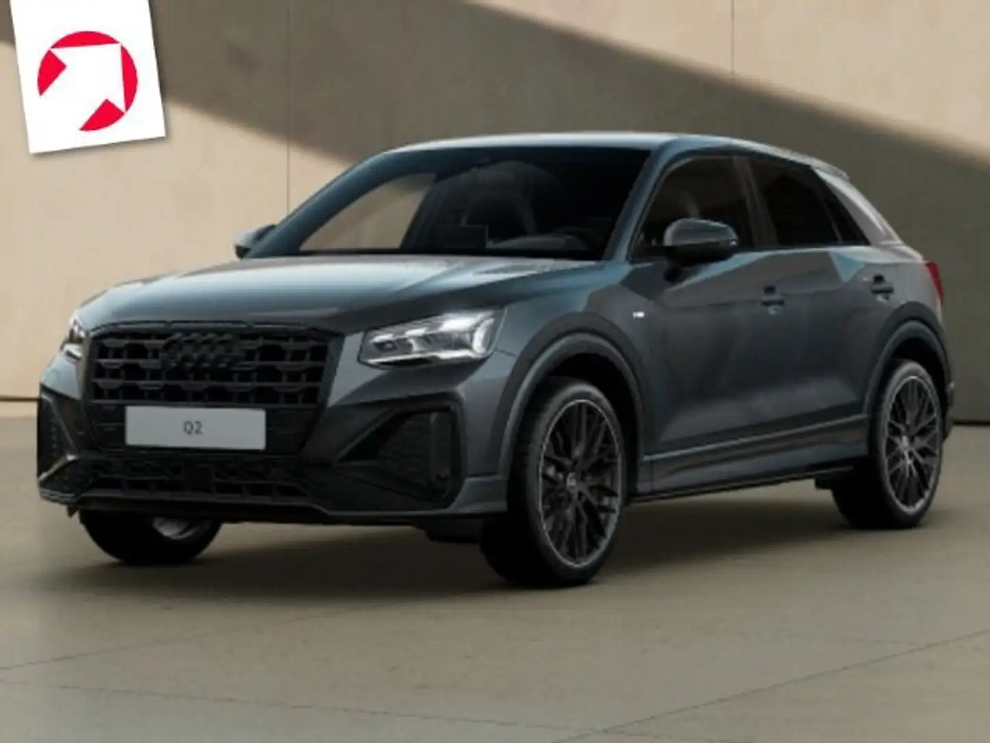 Audi Q2 S line 35 TDI S tronic*MATRIX*AHK*ACC*NAVI* Gris - 2