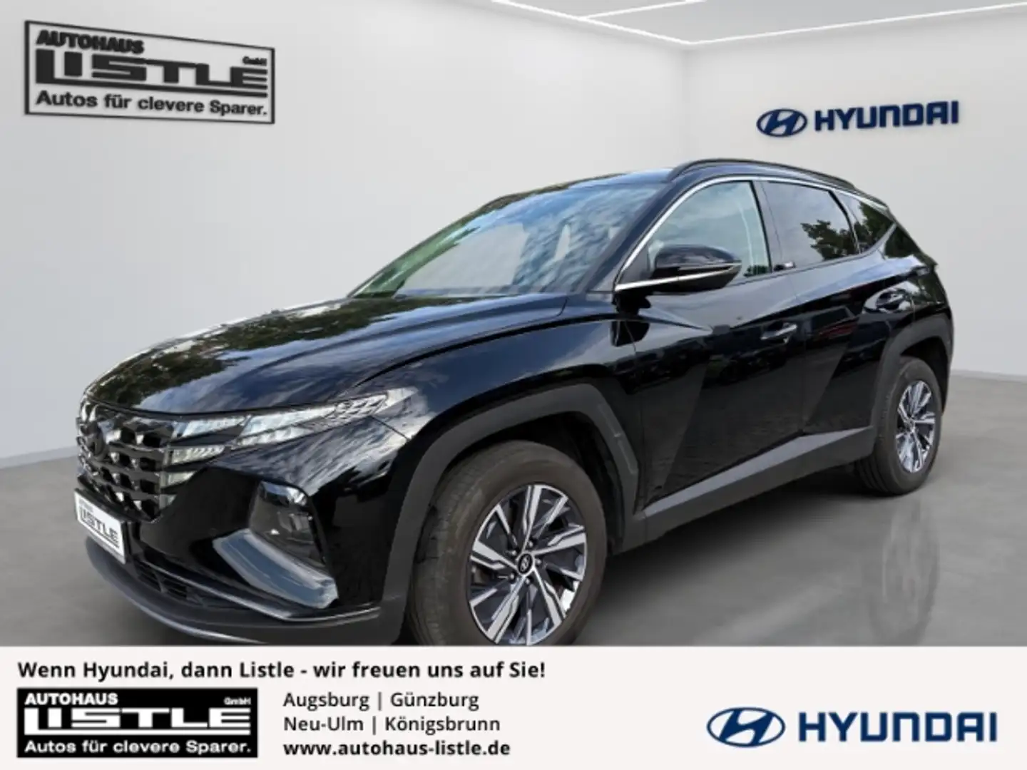Hyundai TUCSON Trend Hybrid 1.6 T-GDI EU6d Navi AHK-abnehmbar Dig Zwart - 1